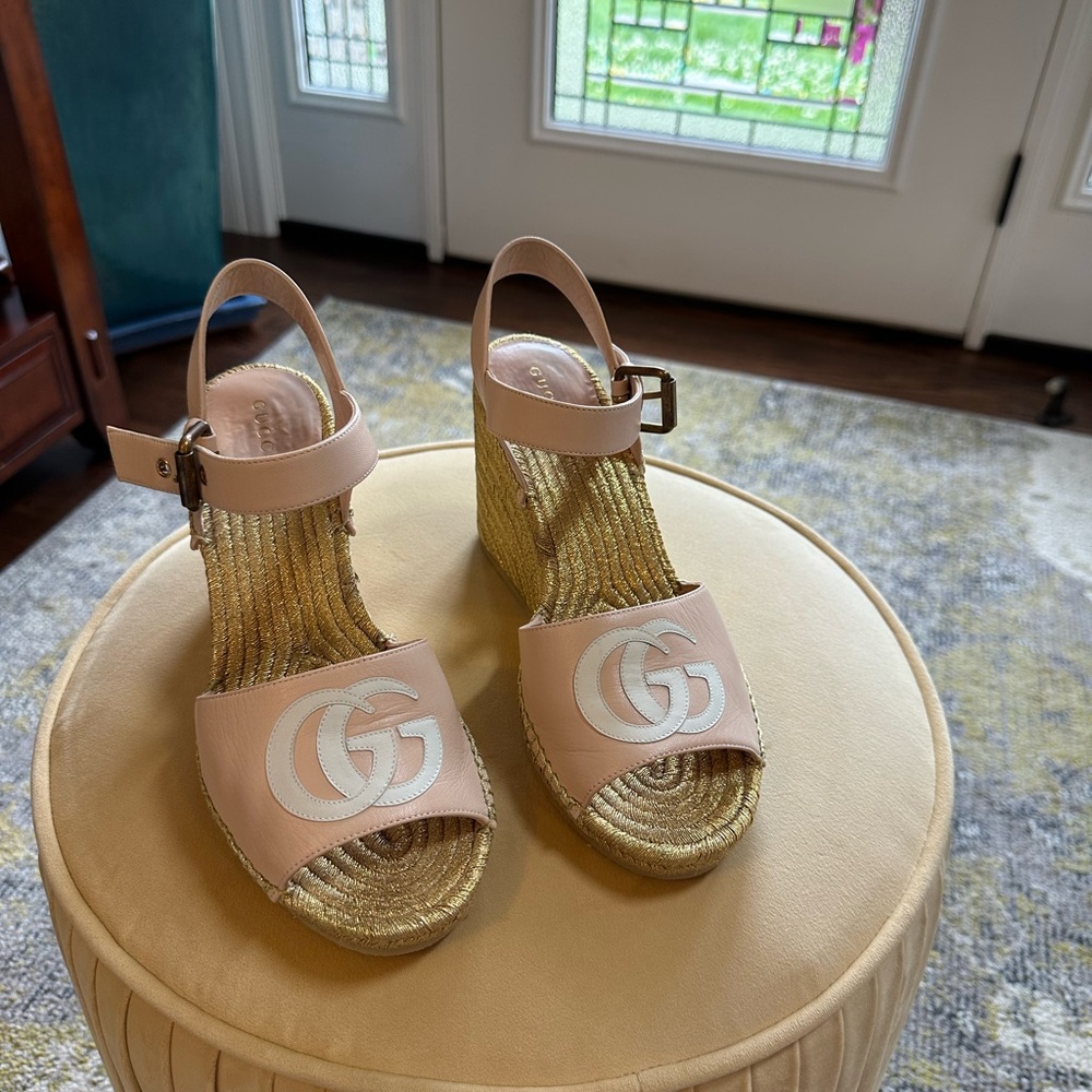 Gucci wedge sandals